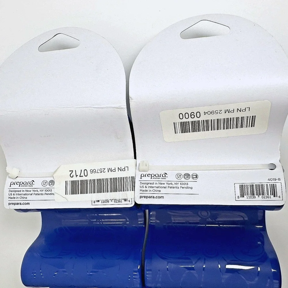 Prepara Taco Holders Set Of 2 Talavera Blue White Melamine BPA Free New NWT